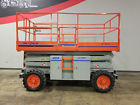 Sj8831 Genie Skyjack Pneumatic Rough Terrain Dual Fuel Scissor Lift