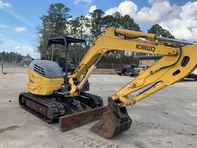 Ps04-10389 Sk555sx 2015 Kobelco Sk55srx-6e Mini Excavator S#