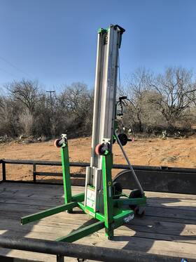Slc-12 2019 Genie 12ft Manual Material Duct Jack Lift Aerial Platform