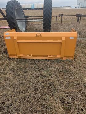 Sp06 Industrias America Snow Pusher Skid Steer Atachment
