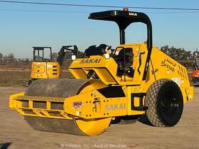 Sv414 2023 Sakai Single Smooth Drum Ride On Roller Compactor Diesel Bidadoo