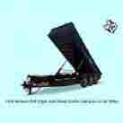 T021 Texas Pride Trailers New 2016 7x18 Bumper Pull Dump Trailer Triple 8k Axle 24k Gvwr 24 Sides