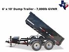 T066-dt-6x10x2-bp-7k Brand New Bumper Pull Dump Trailer Gvwr