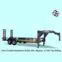 T071 Texas Pride Trailers New 2016 7x20 Lowboy Gooseneck 16k Gvwr Equipment Trailer 3 Tube Top Railing
