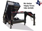 T082-dt-7x14x2-gn-18k Brand New Texas Pride Gooseneck Dump Trailer Gvwr