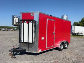 Ta2-3500 2025 Diamond 14ft T/a Cargo Utility Concession V Nose Trailer Bidadoo