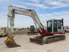 Tb1140 Takeuchi Hydraulic Excavator Cab Backfill Blade Aux Hyd Bidadoo