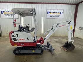 Tb216 2022 Takeuchi Orops Straight Blade Mini Track Excavator