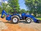 Tc55da New Holland Backhoe Loader Tractor Tlb Point Hitch Pto Skid
