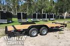 Tch718tawd Patriot Series New Flatbed Dovetail Wood Deck Open Car Hauler