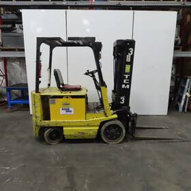 Fcb25h2 Tcm 4300lb Cap 36v Electric Forklift With Side Shift 189 Inch Triple Mast