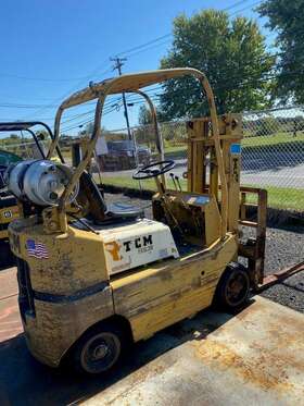Fcg20 Tcm 1980 4000lb Forklift Runs Sold As Is