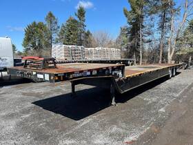 Te80xt 2016 Trail-eze 48ft T/a Step Deck Equipment Trailer Winch Ramp Bidadoo