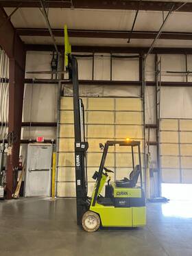 Tm-247-0860-9055fb Clark Tm15s Electric Forklift 2500lbs Capacity 36v
