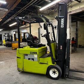 Tmx17 2020 Clark 3500lbs Used Forklift Triple Mast Sideshift 6068 Hours