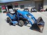 Tz24da New Holland Tractor Loader Belly Mower Hydro Hours Hp