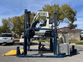 V-13-aaps Port-a-lift Towable Forklift Hydraulic Service Lift 13 000 Lb Capacity
