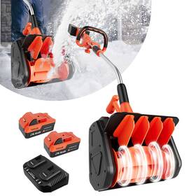 Ss-40b Voltask Cordless Snow Shovel 48v Brushless Motor Dual 24v Lithium