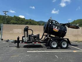 W1801 2020 Wylie Vacuum Dirtvac Diesel Hydro Vac Trailer Unit Dumping Tank
