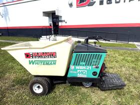 Wbh-21 Multiquip Whiteman Concrete Buggy - 21cf Poly Dump 3 200 Lb Payload Max