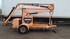 X1250 Malta Dynamics Towable Articulating Boom Lift Trailer Mounted 6100 Lbs