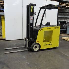 Esc040acn36te088 Yale 4000lbs 36v Stand Up Forklift 198 Inch Lift 3 Stage 2 894 Hrs