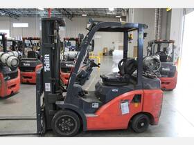 Zfg25c 2019 Tailift 5000lbs Used Forklift Triple Mast Sideshift Low Hours