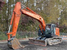 Zx225usrlc-6 2022 Hitachi Hydraulic Excavator Backhoe Bucket Aux Hyd Cab Bidadoo