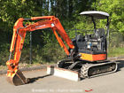 Zx30u-2 Hitachi Hydraulic Mini Excavator Rubber Tracks Aux Hyd Blade
