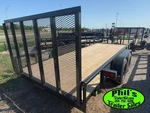 Stanley Trailers Utility 83X20 Pipe Top With Rear Gate Brakes. Fixed Price $3350.00.