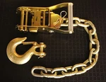 4X Chain Ratchet Tie Down G70 3/8 Slip Hook Flatbed Wrecker Car Hauler Trailer. Fixed Price $63.49.