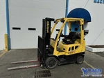 5000 Lbs Hyster Model #S50FT Lp Gas Forklift: Stock #77836. Fixed Price $12500.00.