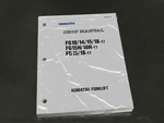 Komatsu FG10, FG14,FG15,FG18,FG15H,FG18H-17,FD15,FG18-17 Forklift Service Manual. Fixed Price $69.95.