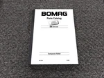 Bomag Compactor Roller Bw 211 D-5 Parts Catalog Manual. Fixed Price $124.99.