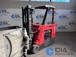 2018 5,000 Lb. Raymond Model 425-C50TT Stand-up Electric Forklift. Fixed Price $19500.00.
