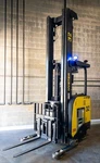 Hyster Reach Truck N35ZDR2-18.5 W/ 28 Ft Mast, Camera, Replaced Battery. Fixed Price $13500.00.