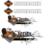Morbark Beever M12R Aftermarket Repro Sticker Kit, Uv Laminated. Fixed Price $160.00.