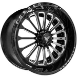Hardcore Forged Trump 24X12 8X180 -44MM Black/milled Wheel Rim 24" Inch. Fixed Price $929.99.