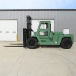 Clark C500 Y300D 30,000 Lb Diesel Forklift 204" H 2-STAGE 96" Forks Solid Tires. Fixed Price $50000.00.