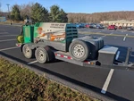 DB5OO Mobile Dustless Blasting Machine With Trailer. Fixed Price $30000.00.