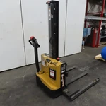 Big Joe S-22-62 Electric Walkie Straddle Stacker 24V 2200LB 62" Lift. Fixed Price $3999.99.