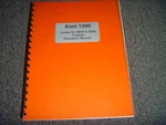 Kioti 1590 Loader For DK45 DK50 Tractor Owner Operator Instruction Manual Xz. Fixed Price $93.28.