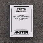 Hyster S80FTBCS S120FT Forklift Truck Parts Catalog Manual Book G004. Fixed Price $124.74.