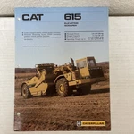 Dirt Caterpillar Wheel Tractor-scrapers Brochure 615C. Fixed Price $20.00.