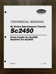 SC2450 Sub-compact Tractor Technical Workshop Manual Fits Cub Cadet B040G0120. Fixed Price $65.90.