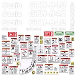 Decal Kit Fits Genie GTH-842 Telescopic Forklift Safety Stickers 7YEAR Vinyl Usa. Fixed Price $249.49.