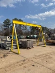 12' Bhs Gantry Crane W/ Coffing Mt 60024.3 Hoist 3-TON Capacity. Fixed Price $7500.00.