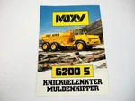 Brochure Moxy 6200S Articulated Dump Truck With Scania Engine. Fixed Price $17.33.