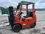 2001 Toyota 7FGCU25 5000LB Lpg Propane Warehouse Forklift Cushion Tire 9048 Hrs. Fixed Price $5350.00.