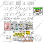 Fits Skyjack SJ61T Decal Kit Boom Lift Replacement Stickers - 3M Vinyl!. Fixed Price $294.95.